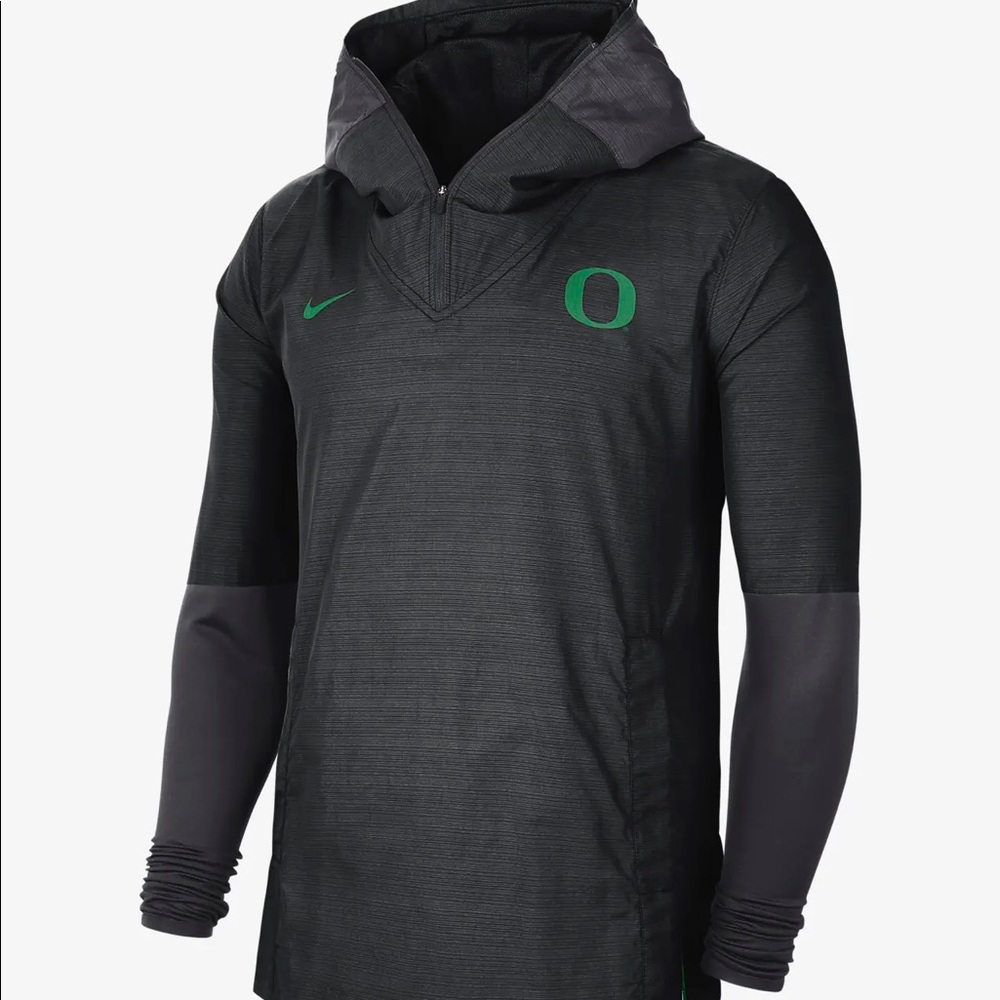 Nike Oregon Men's Lightweight Player Jacket Dri-Fit Half Zip Windbreaker